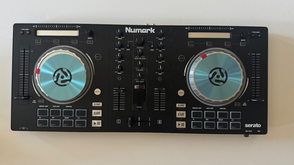 Numark Mixtrack Pro 3 DJ Controller with accessories