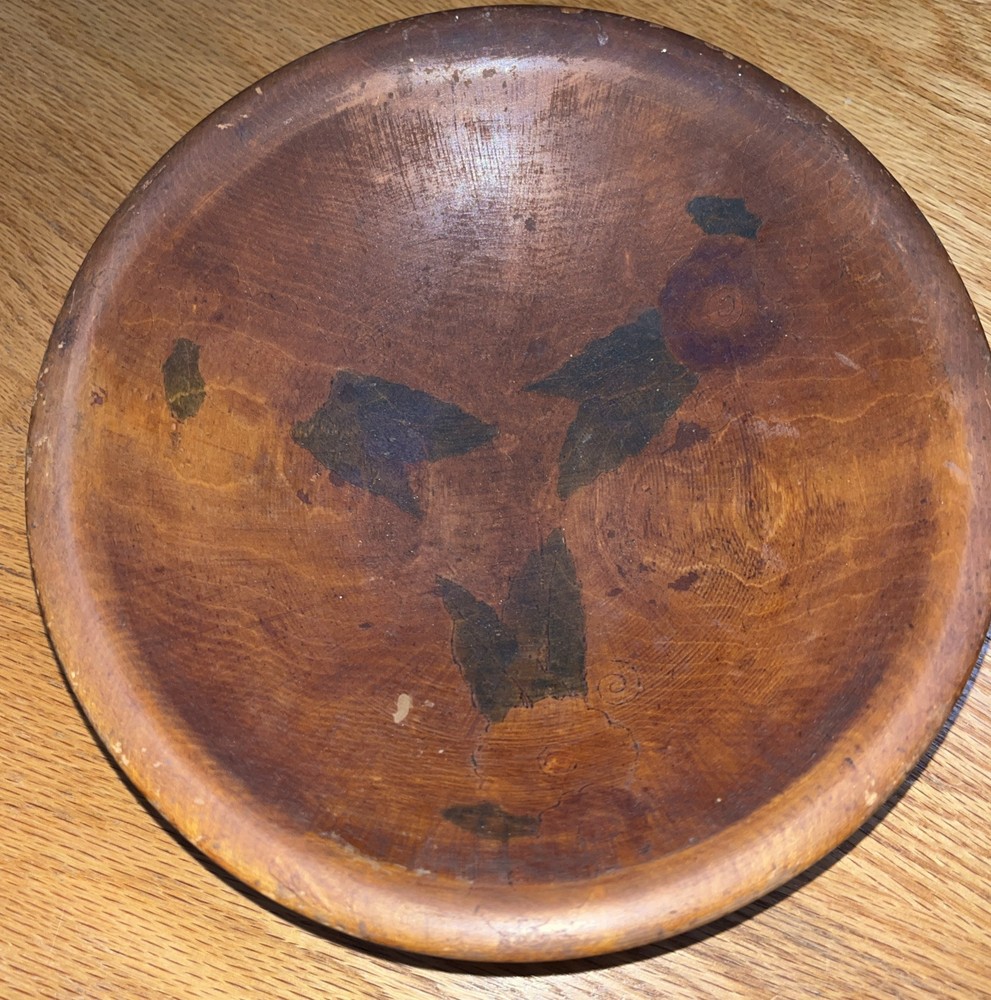 Parrish Chicago Wood Bowl Second Quality Primitive Approx. 8.5” Used