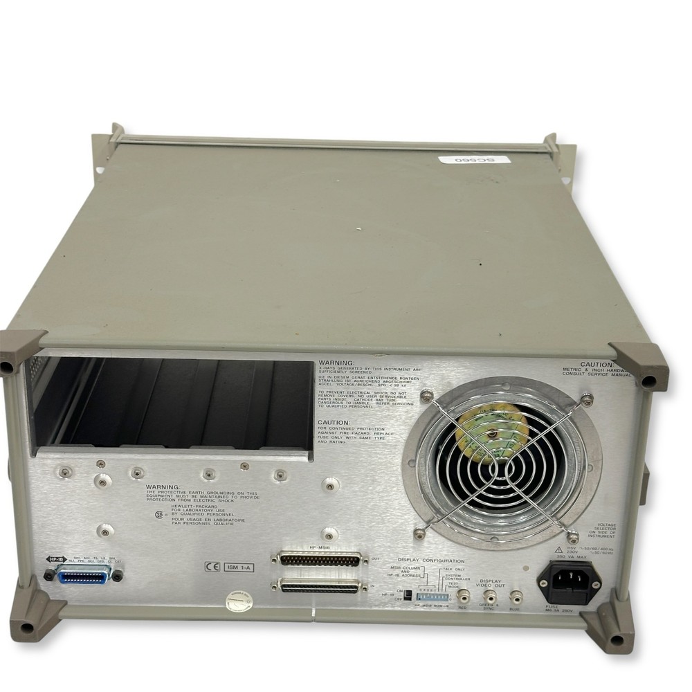 Hewlett Packard HP 70004A Color Display - Spectrum Analyzer Mainframe, Tested