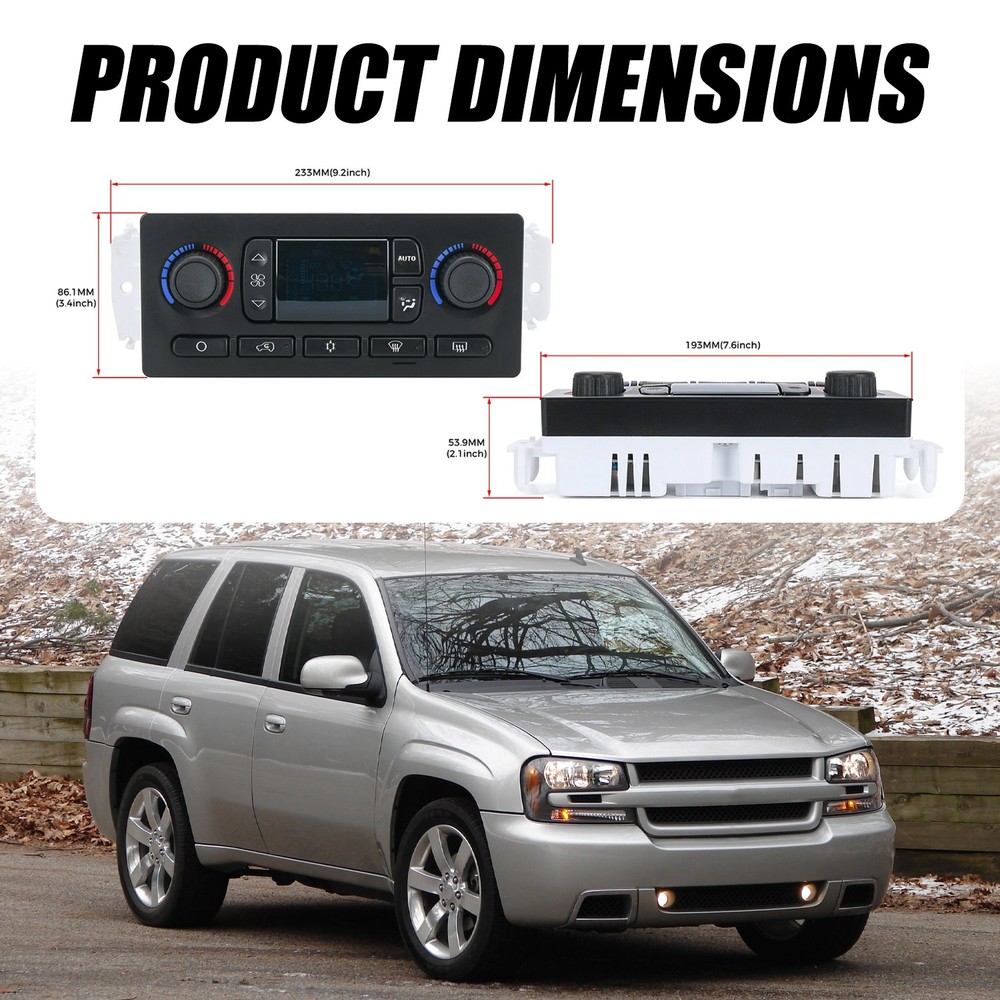 AC Climate Temp Control Unit Fits for Cadillac Escalade Oldsmobile Bravada US