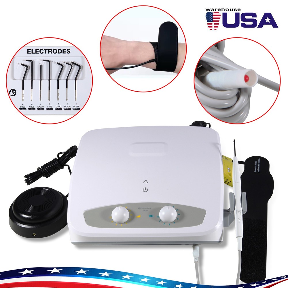 Dental Electro Electrosurgery Unit Machine High Frequency Electric 7pcs Tips