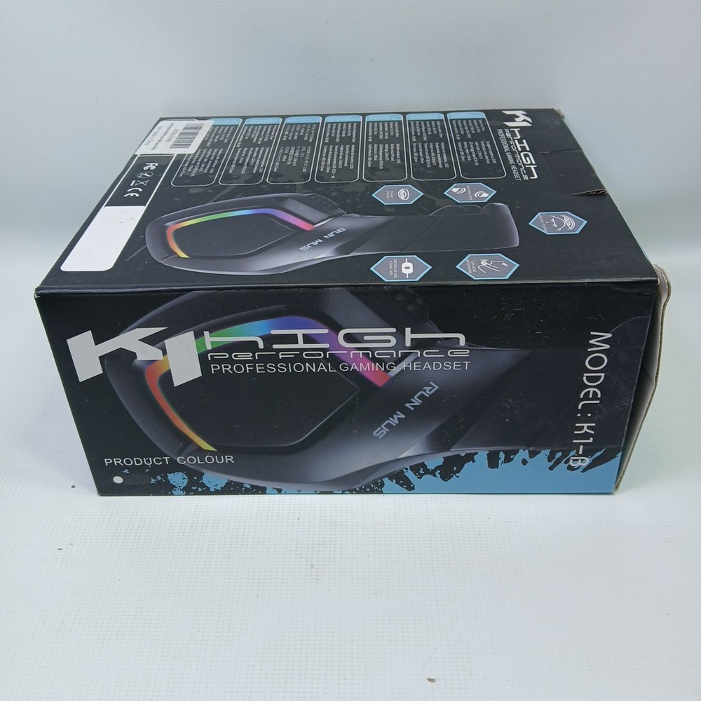 Gaming Headset RUN MUS K1B High Performance Professional