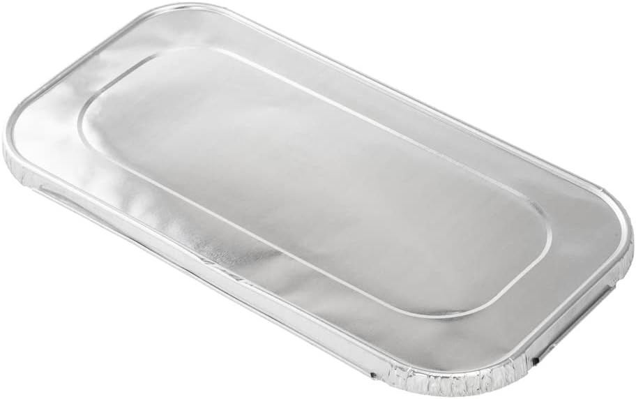 Aluminum Pan Cover Oven Friendly Disposable Pan Lid 1/3