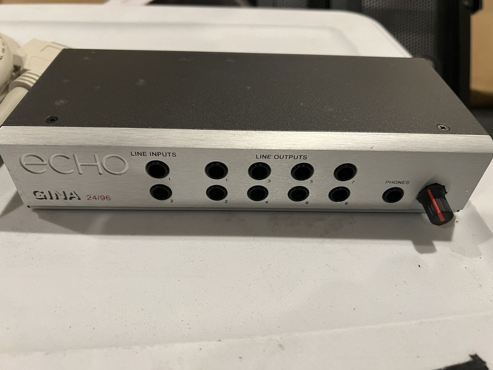 ECHO GINA 24/96 AUDIO INTERFACE BOX WITH COMPUTER CABLE
