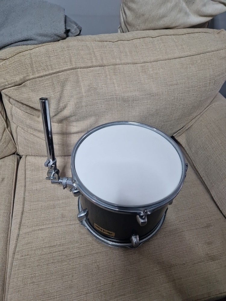 Active 12" Black Tom Drum With Fixings