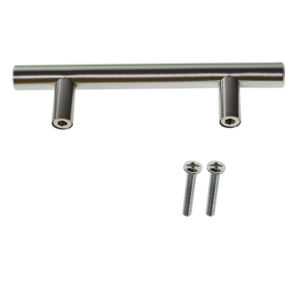50PCS 3.75” Hole Center 6 Inch Cabinet Pull Stainless Steel Kitchen Drawer Pull