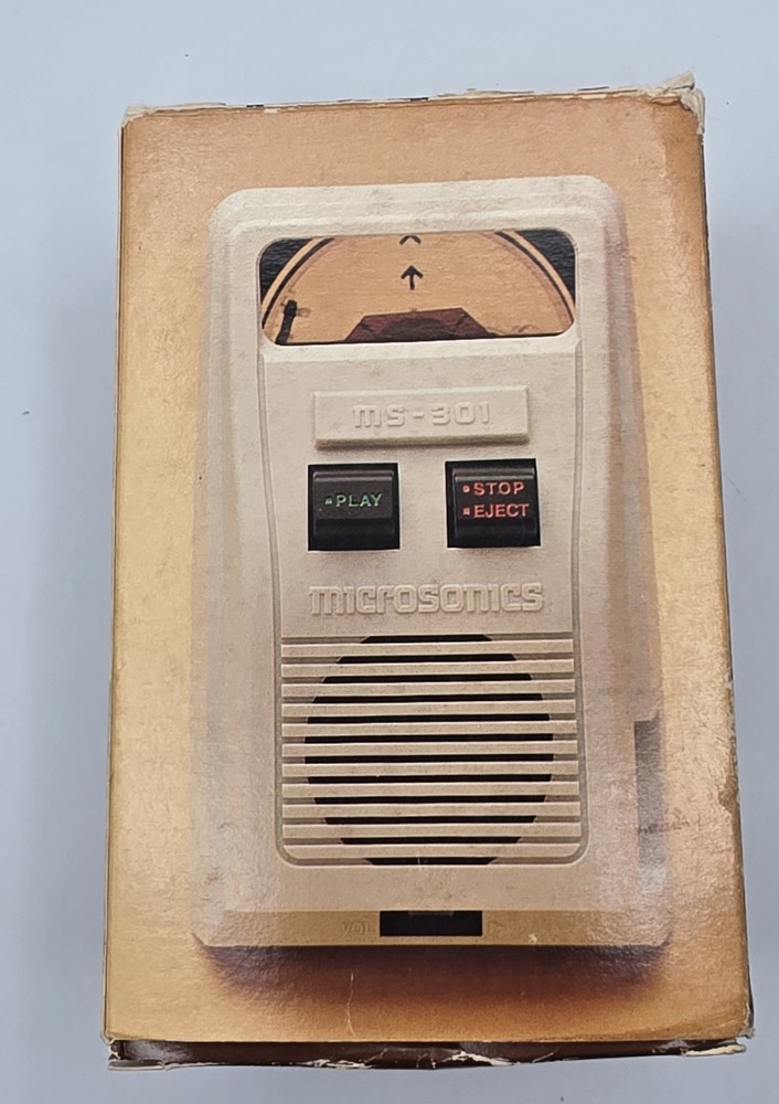 Microsonics MS-301 Mini Player Vintage Microphonograph NOS