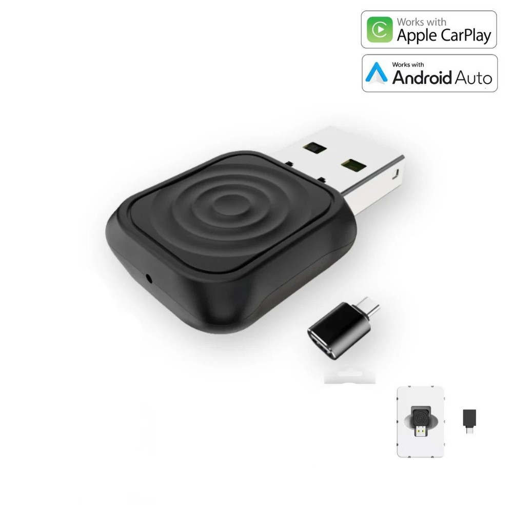 US CarlinKit 5.0 MINI Ultra Wireless CarPlay Android Auto Adapter