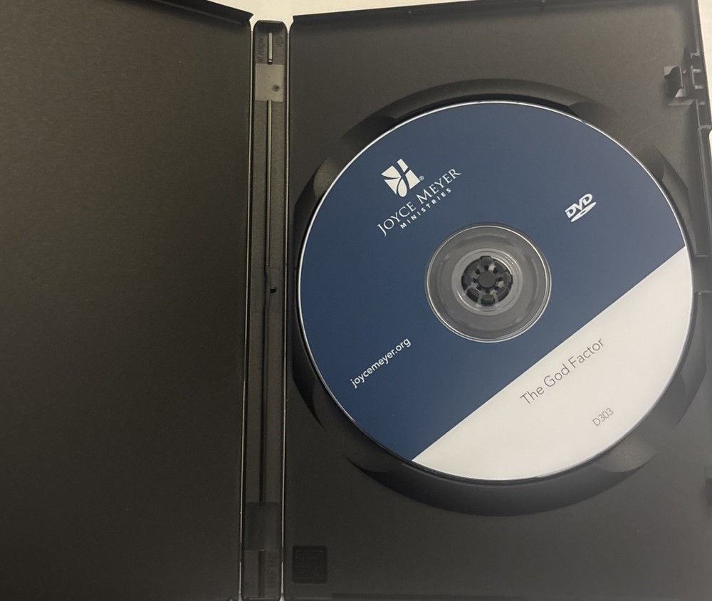 JOYCE MEYER AUDIO BOOK On DVD - THE GOD FACTOR - 60 minutes