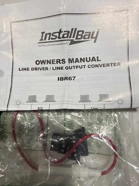 InstallBay IBR67 2CH Line Converter Driver/Line Output Accessory - Open Box
