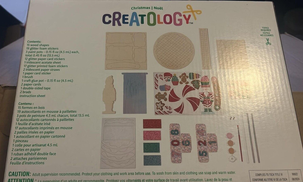 Creatology Nutcracker Countdown Kit - Children’s Holiday Christmas Craft