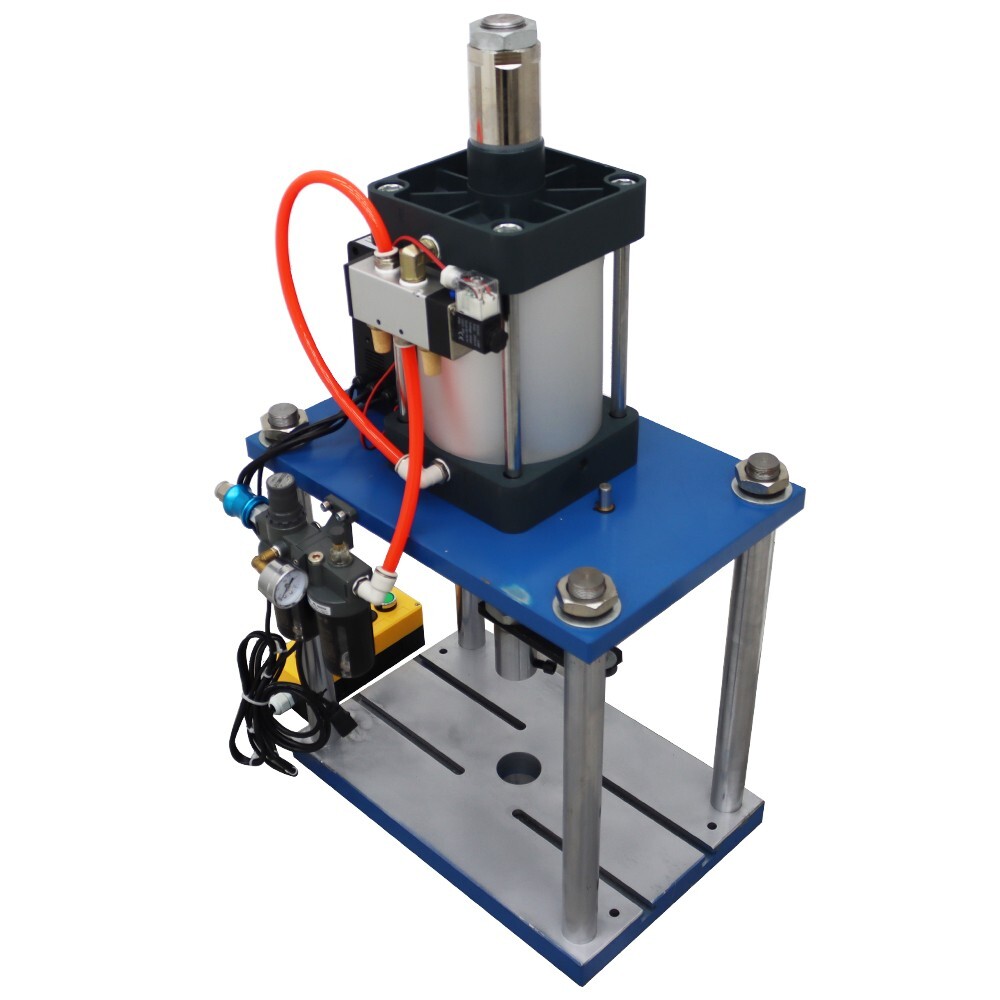 Pneumatic Punch Press Machine with Controller 110V 2866lbs Hand Switch 3.9-1.9in