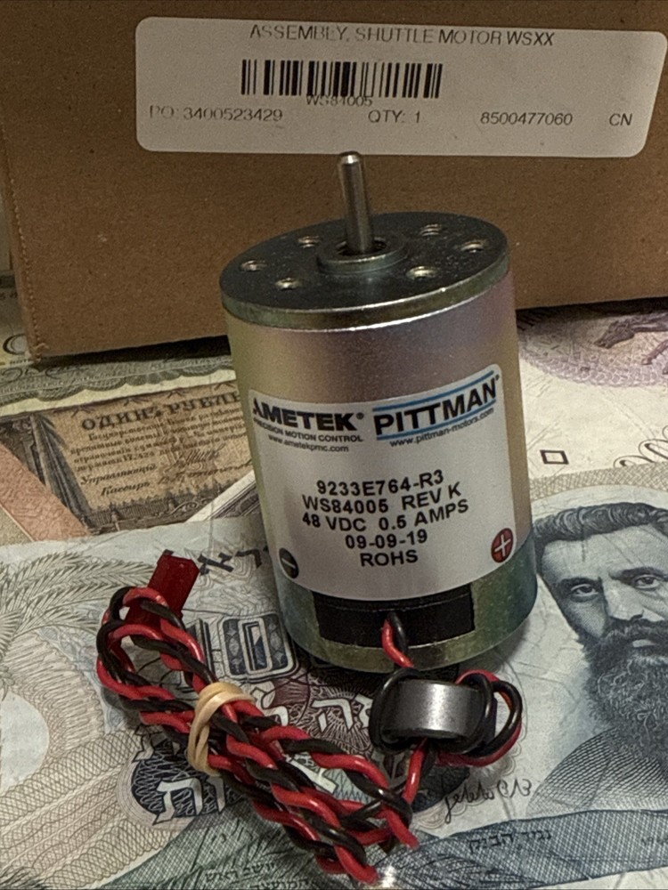 Pitney Bowes WS84005 9233E764-R3 Shuttle Motor Assembly
