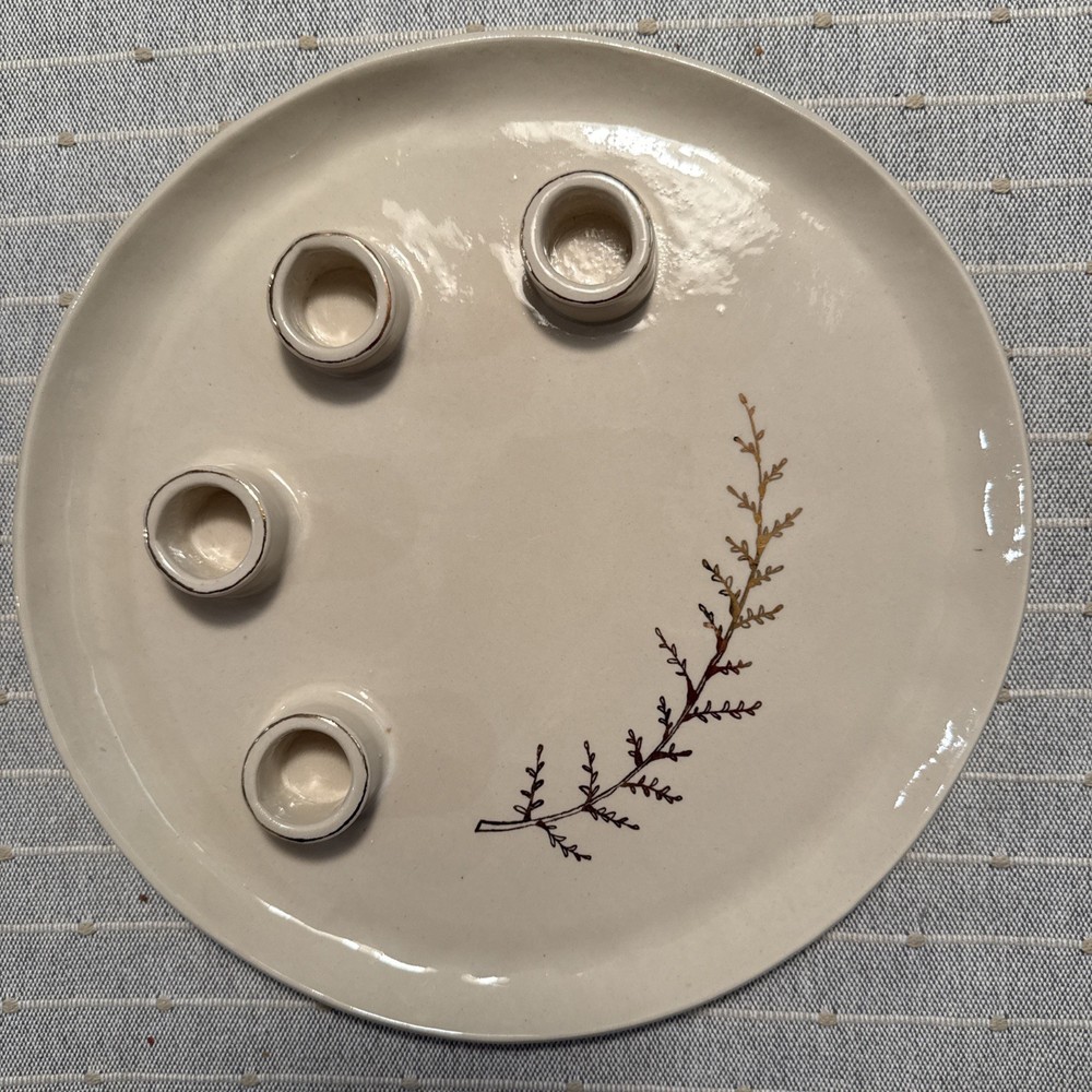 Handmade Studio Pottery Candle Holder
