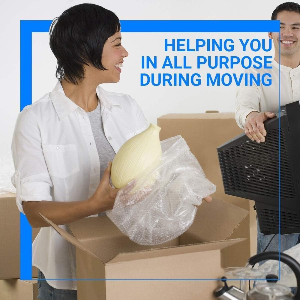 Protective Bubble Wrap 12" x 72ft – 2 Rolls for Packing & Shipping