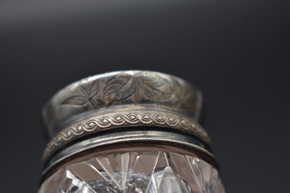 Gorham Sterling Silver Hawkes Devonshire ABP 6 1/4" Cylindrical Perfume Bottle