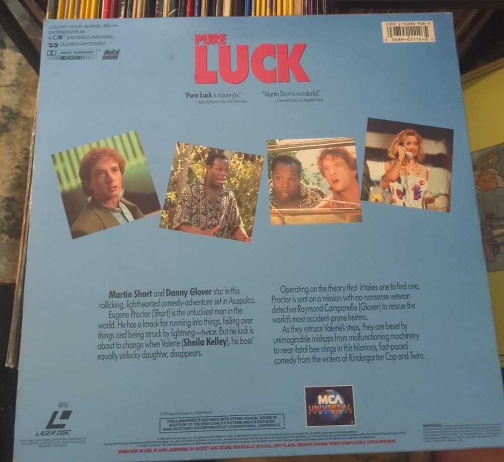 Pure Luck (Laserdisc, 1992)