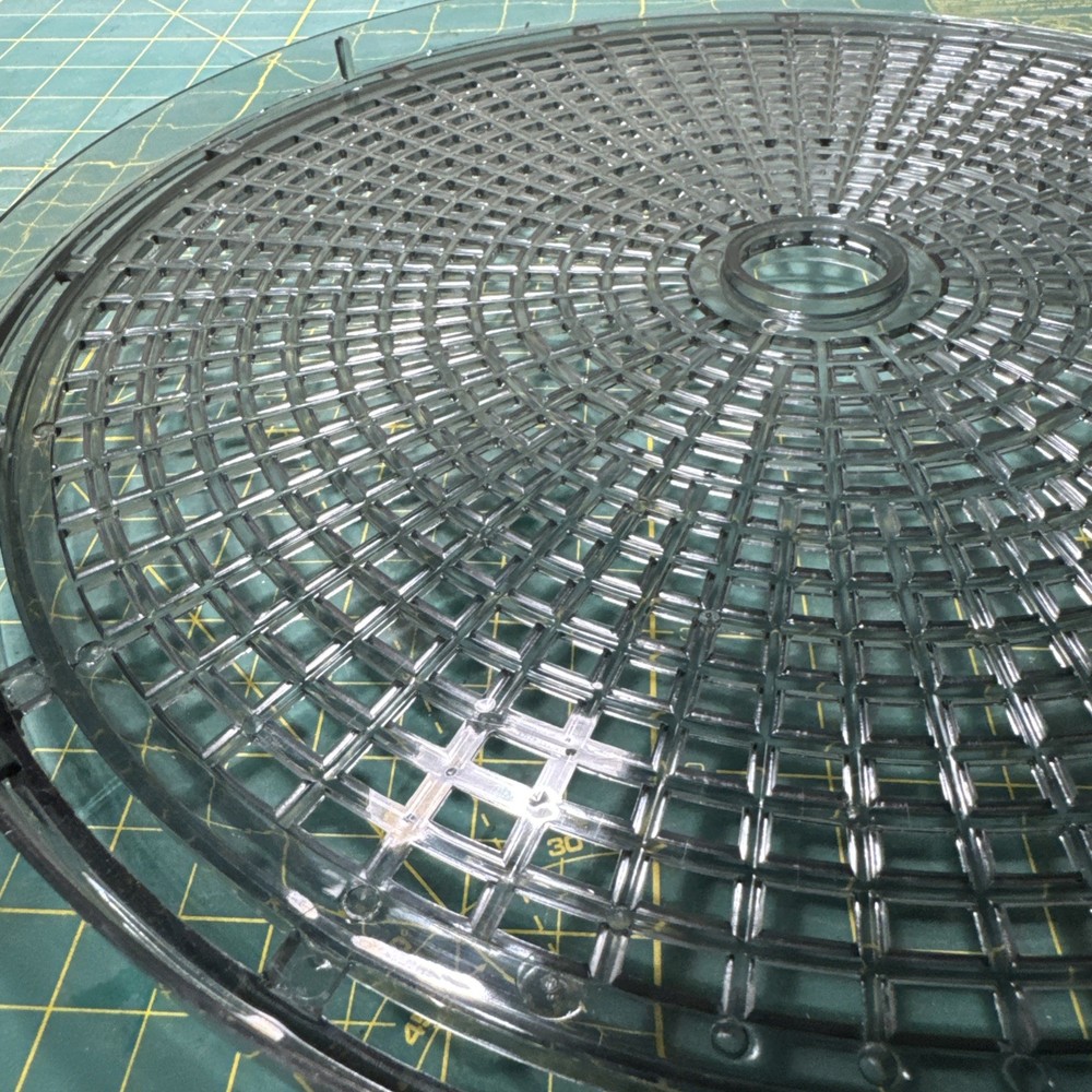 MAGIC CHEF Dehydrator 2 Replacement TRAYS Round Gray Plastic 13"