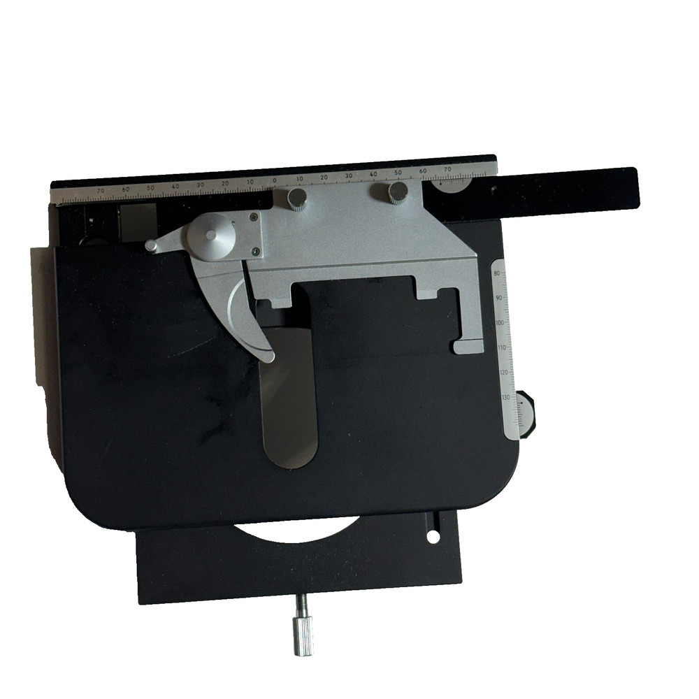 Nikon Mechanical Microscope Stage with Graduated Scale, Made in Japan