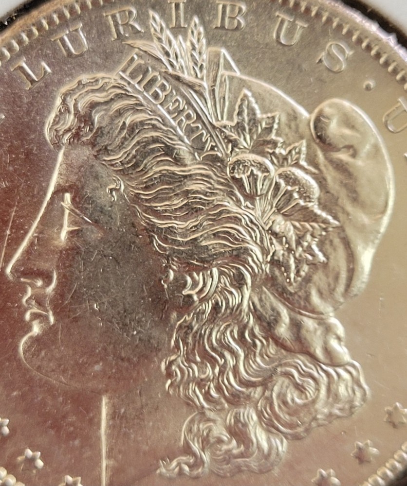 1890 S Morgan Silver Dollar UNC