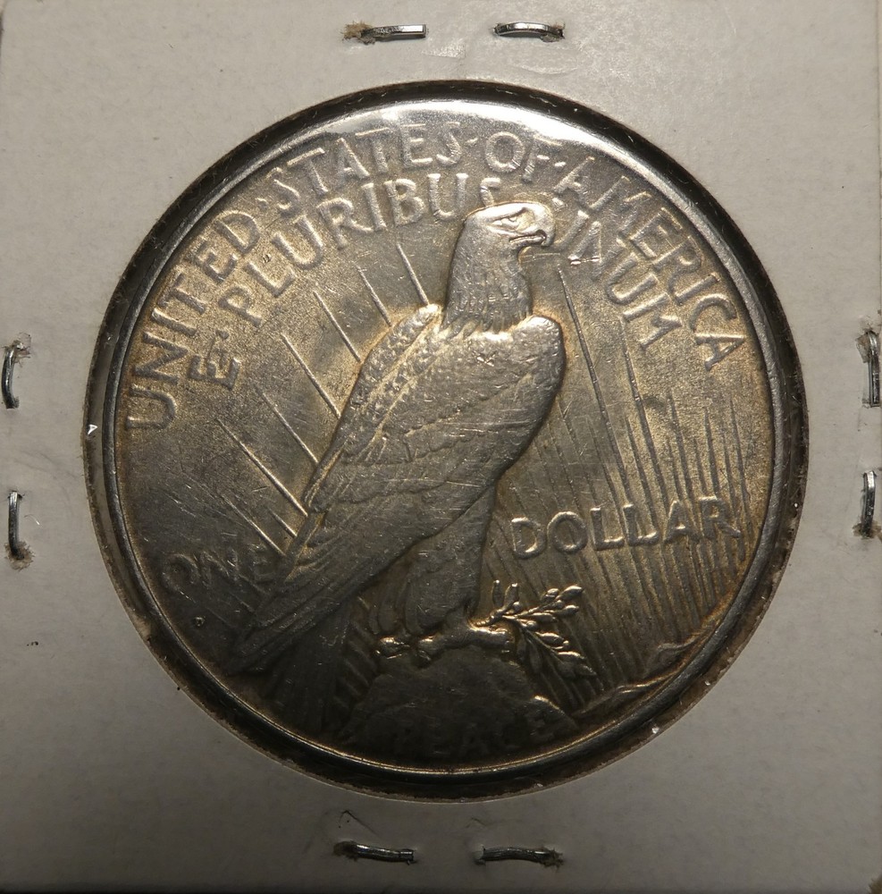 1934 D Peace Dollar / About Uncirculated