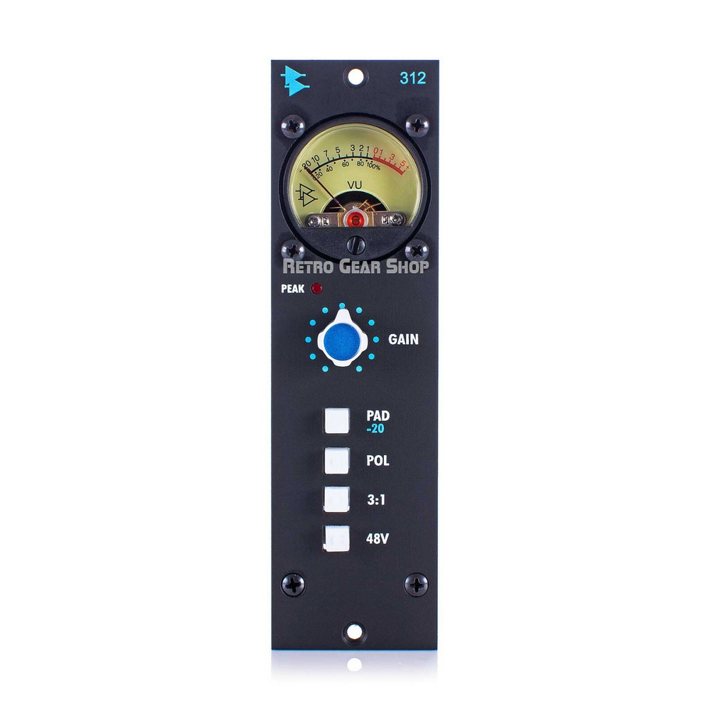 API Audio 312 Microphone Preamp VU Meter 500 Series