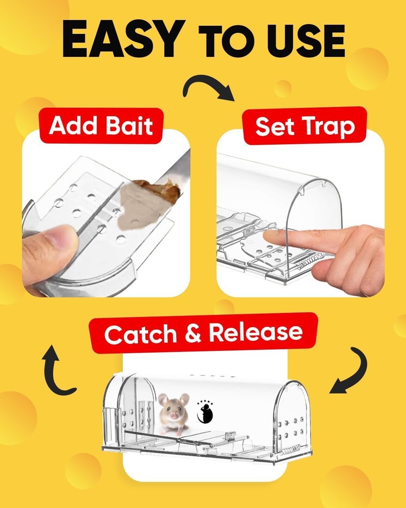 Humane Mouse Trap | Catch and Release Mouse Traps That Rat | Mice Trap No Kill