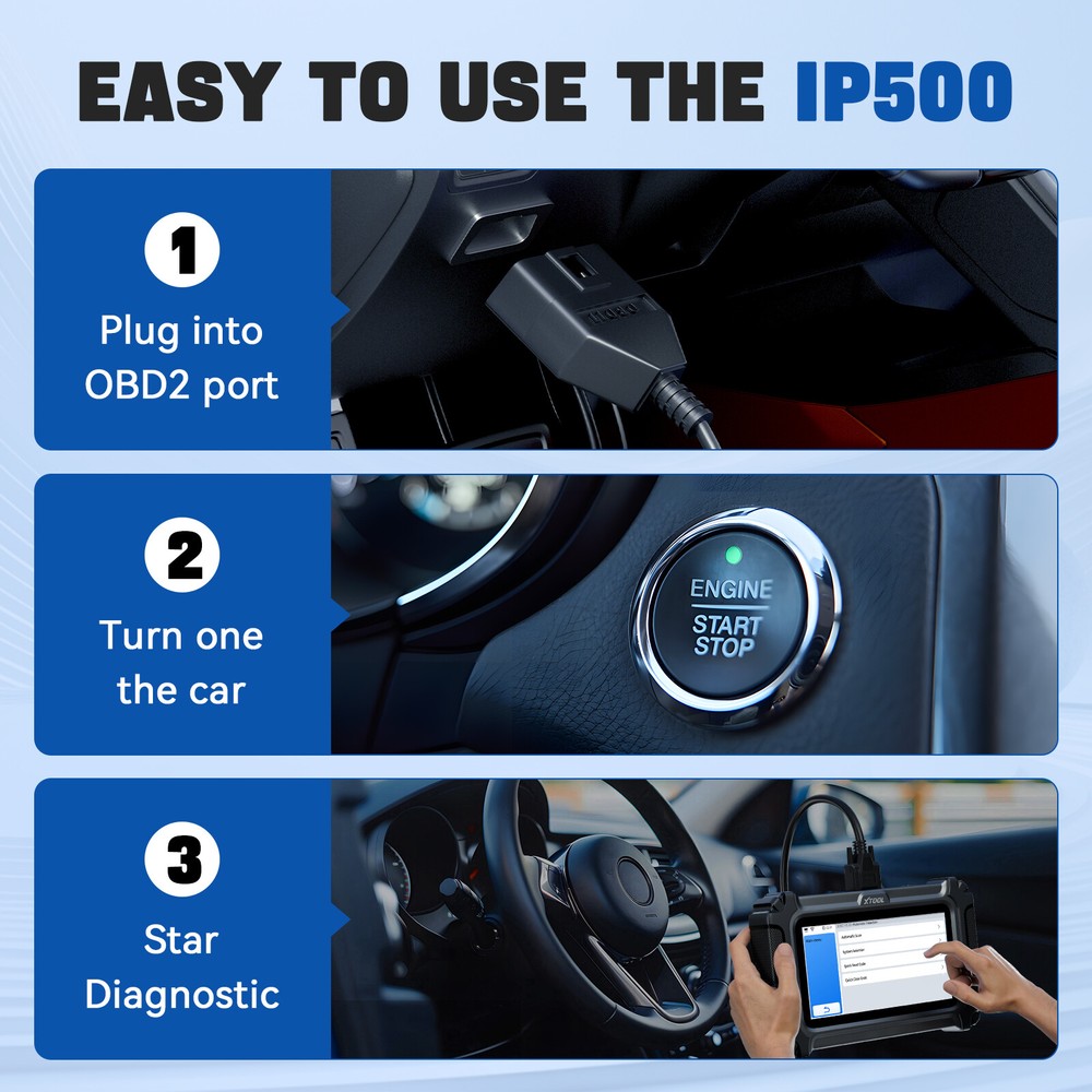XTOOL IP500 For Toyota OBD2 Diagnostic Scanner Bidirectional Full Services Tool