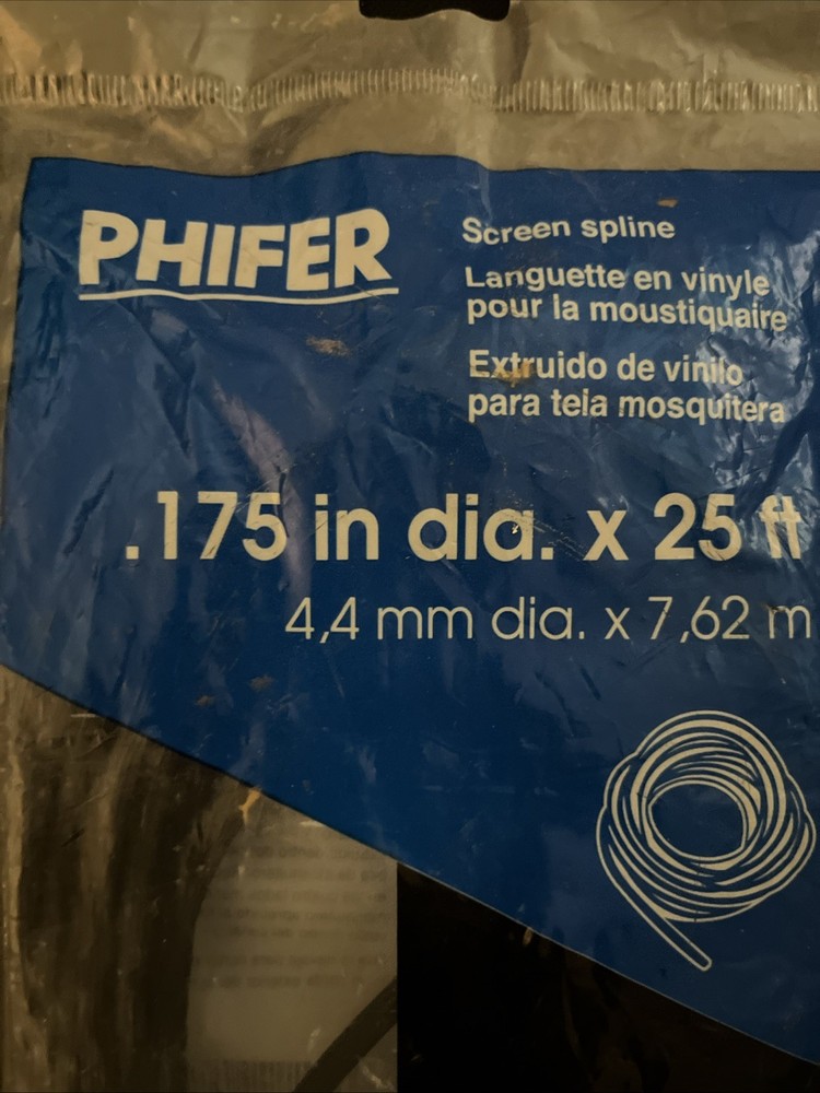 Phifer Screen Spline .175 X 25 Ft