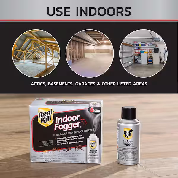 6 Can Fogger Insect Killer Bomb Indoor Bug Roach Spider Flea Tick Bed Kill