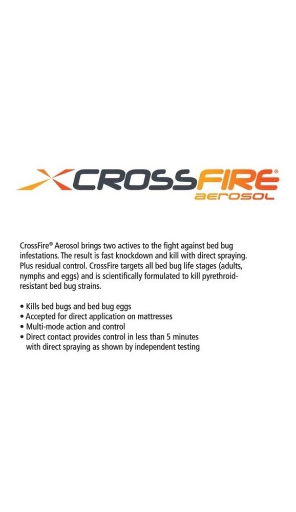 Crossfire Concentrate 13 oz Insecticide - Powerful Bedbug Elimination