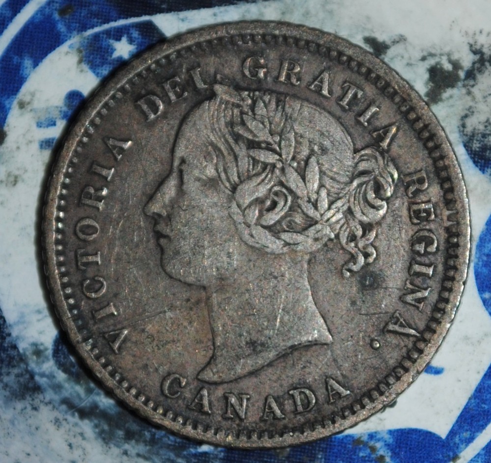 1880 Canada 10 Cents Obverse 1 {{{D186