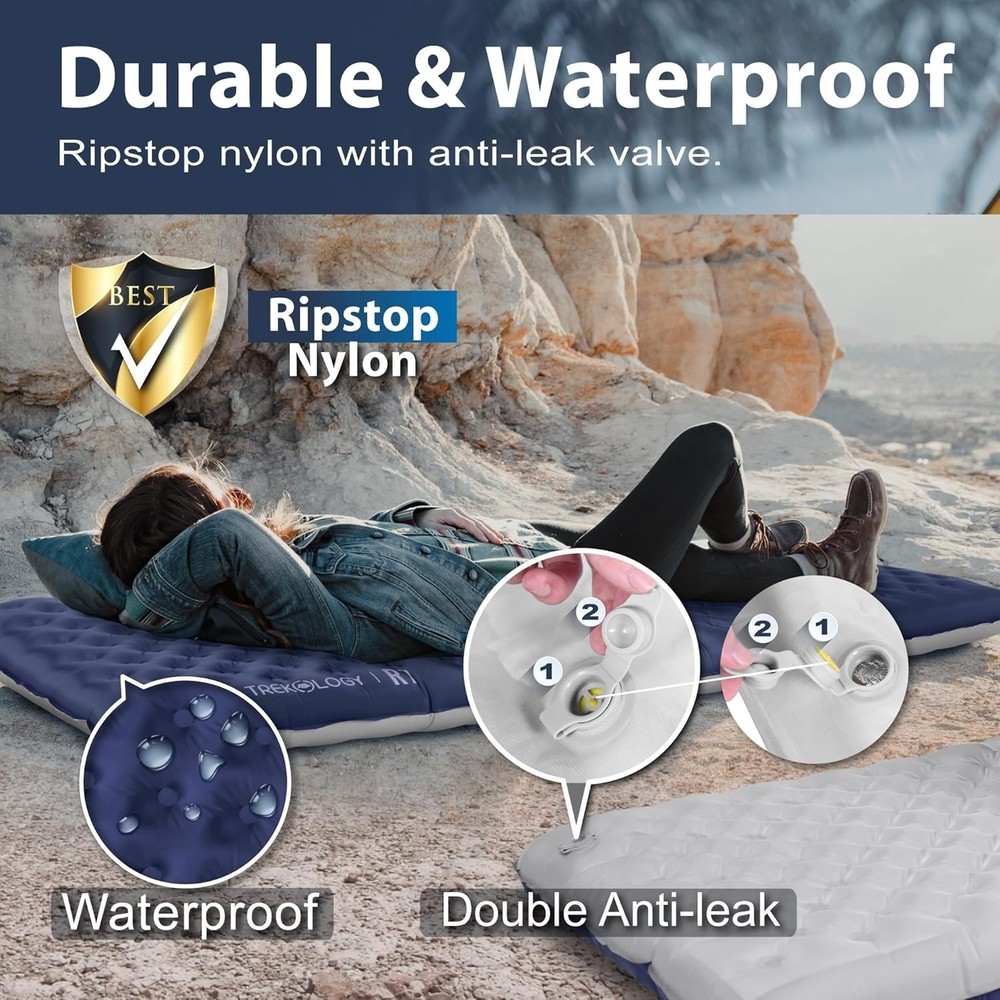 Lightweight Camping Pad with Leakproof Design – Spacious & Comfortable Sleep Aid