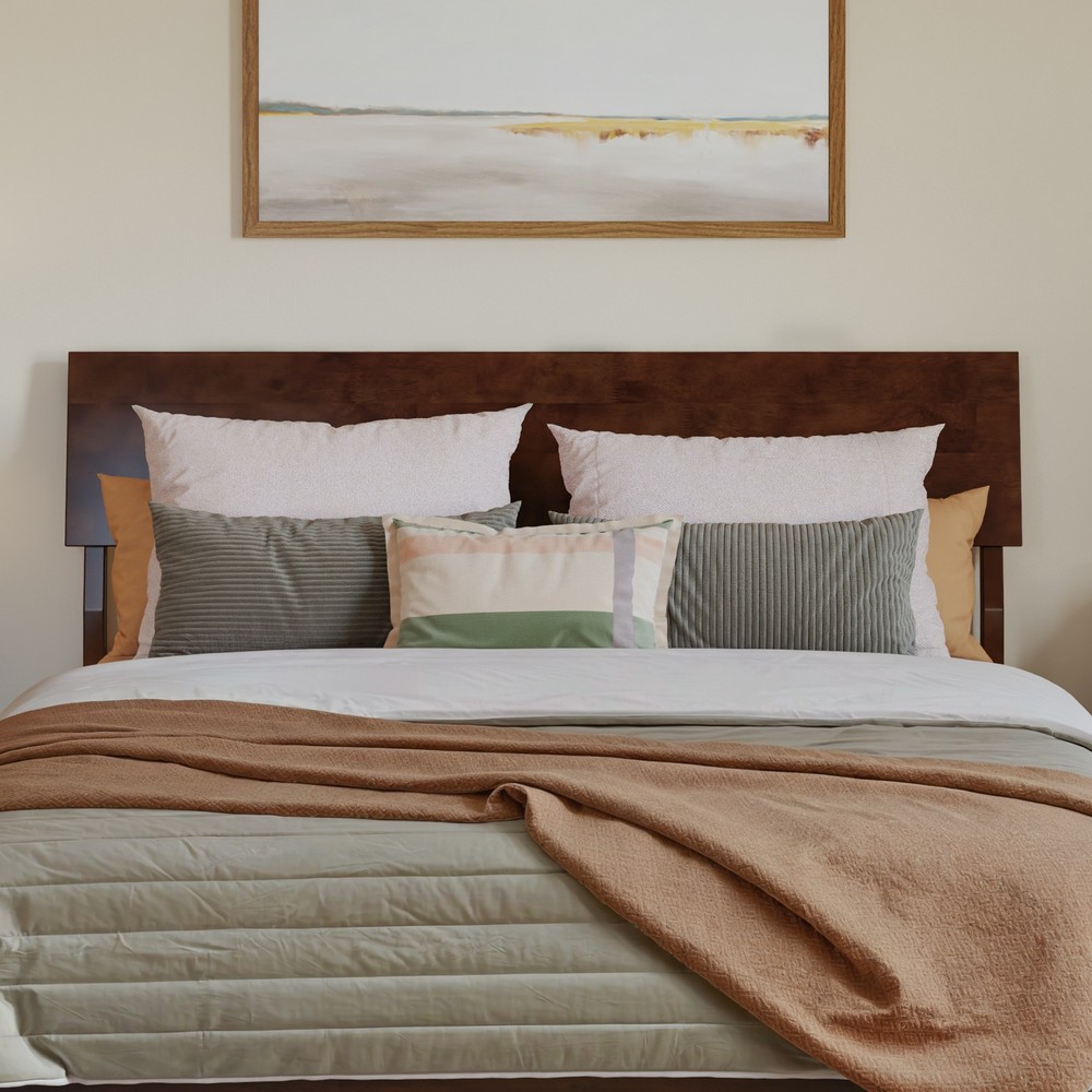Bradford Full Solid Wood Headboard in Walnut