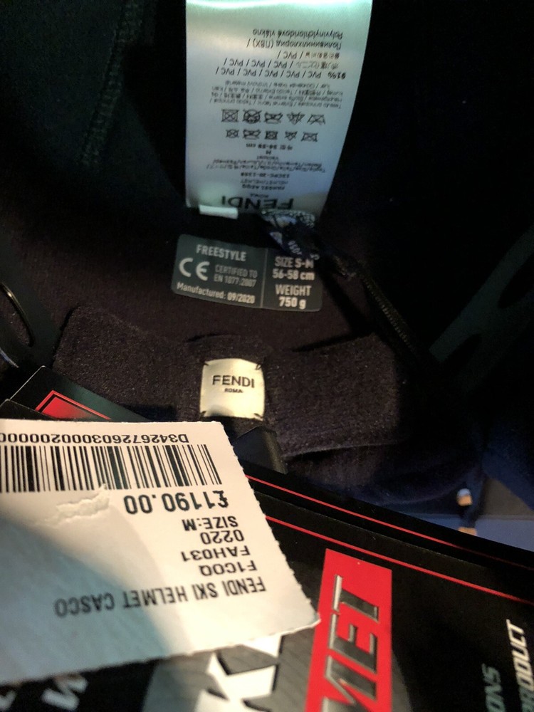 FENDI Women’s Ski Helmet Size M