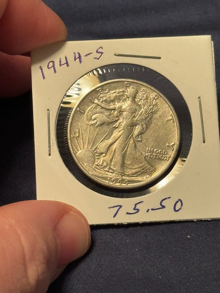 1944 S Walking Liberty Half Dollar