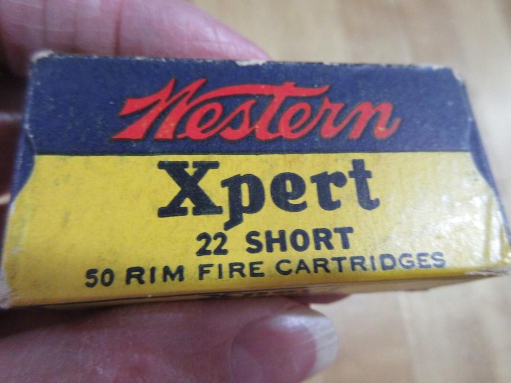 Empty Ammo Box Western Xper 22 SHORT W18 #18
