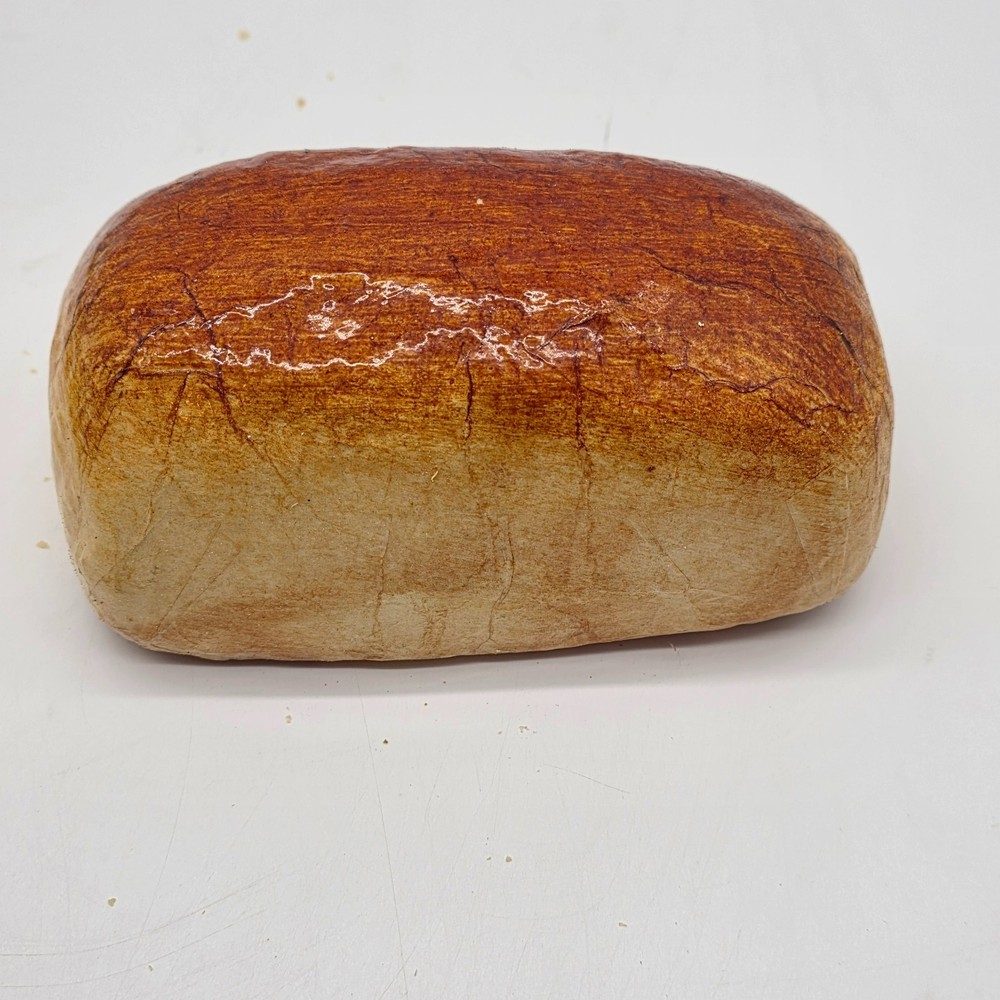 Realistic Faux Bread Loaf Decor Rustic Kitchen Display Prop 6” Long
