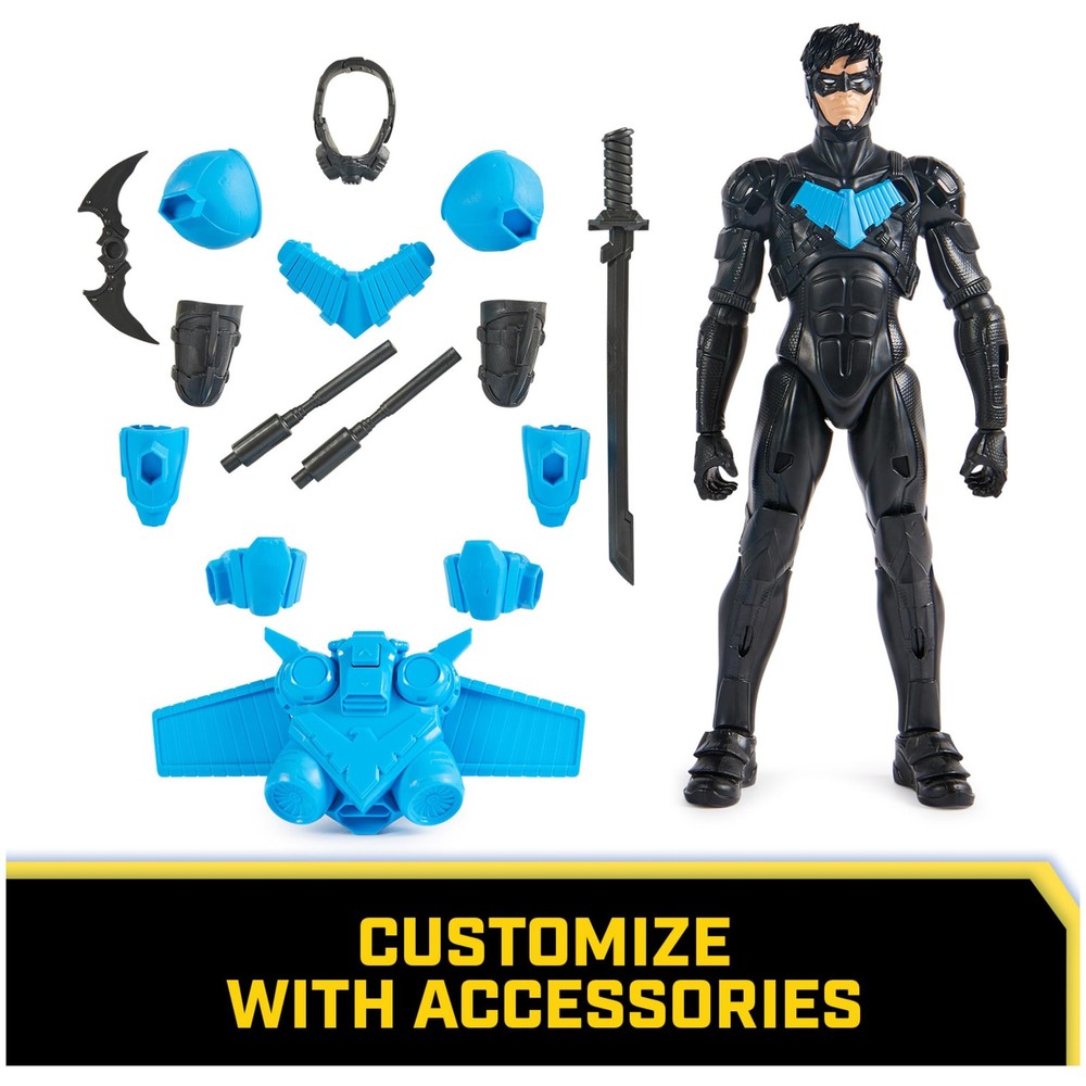 DC Comics, Batman Adventures, Nightwing Action Figure, One Size, Multicolor