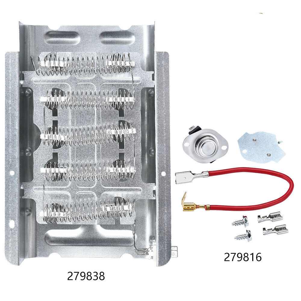 Dryer Heating Element Assembly Replace For Whirlpool 279838 398064 3403585 US