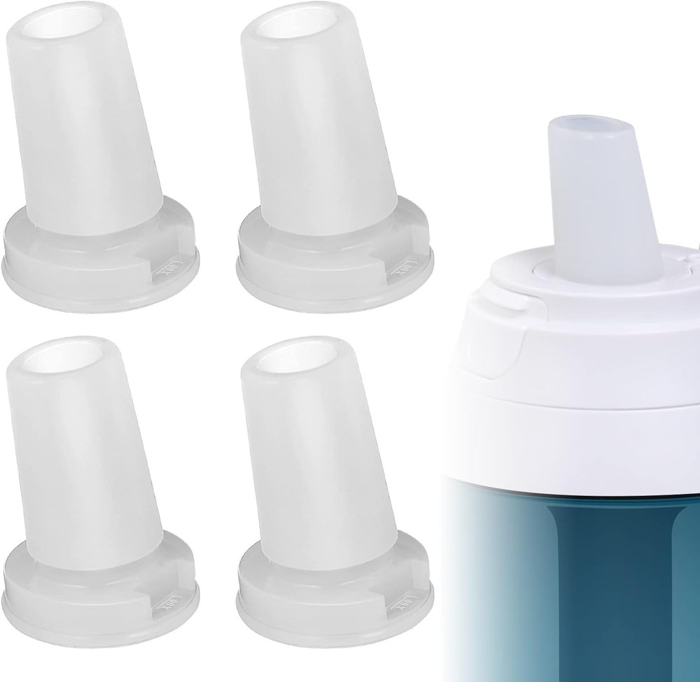 4 Pack Water Bottle Mouthpiece Replacement for Brita Water Bottle, Silicone Wate