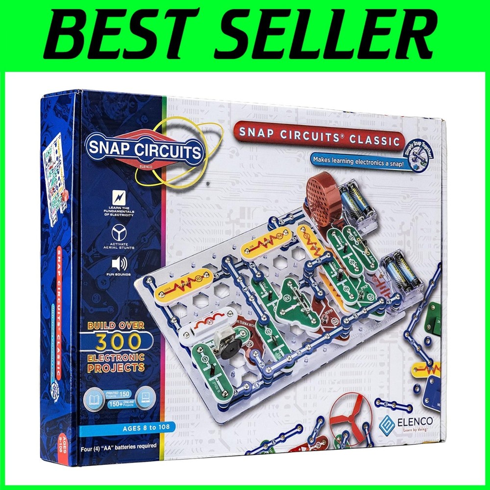 Educational Electronics Kit | 300+ Projects | Kids 8+-