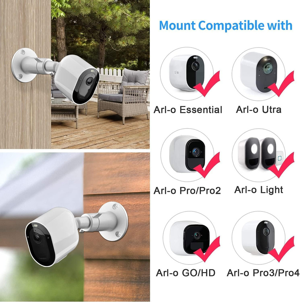 Security Camera Universal Mounting Bracket,Adjustable Indoor/Outdoor Security...