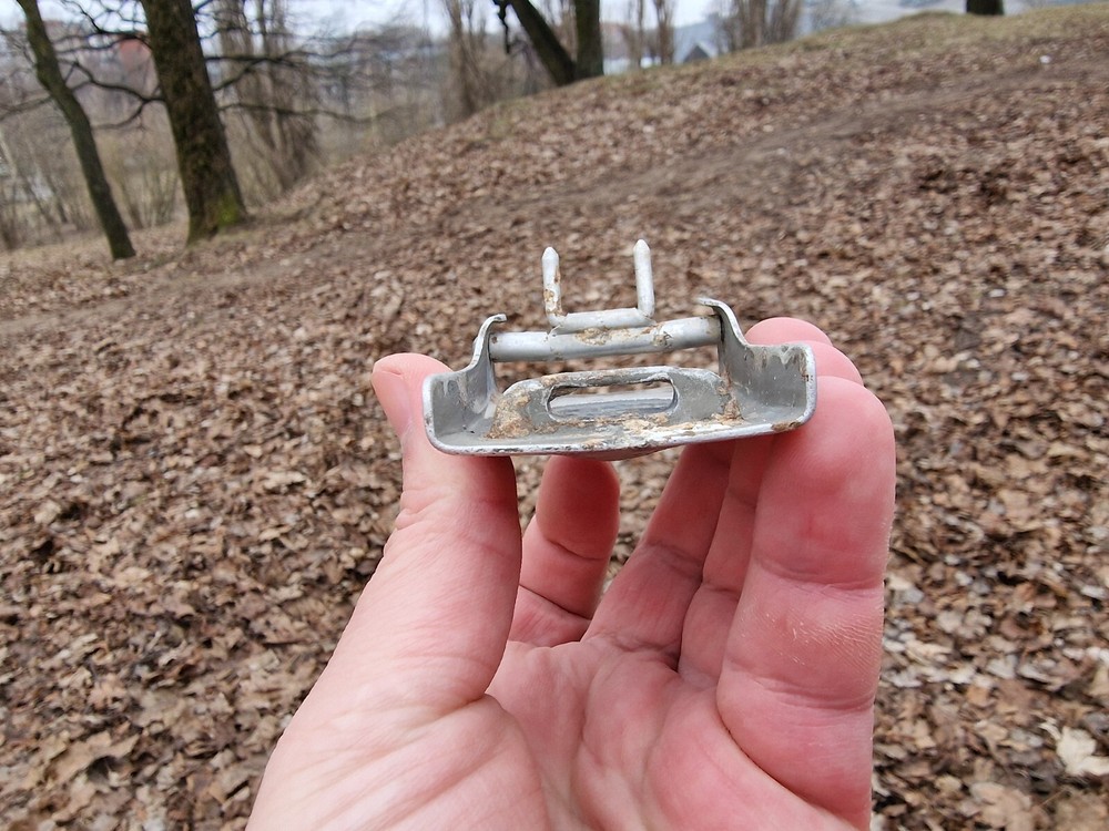 WW2 Original German Buckle Front Item Relic.