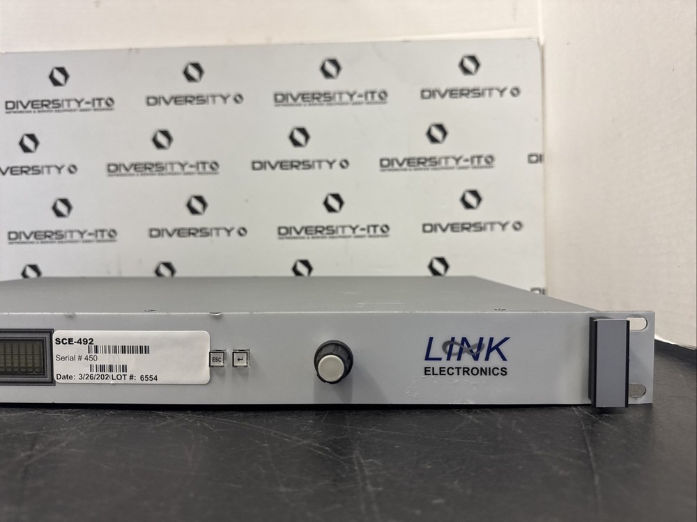 Link Electronics SCE-492/2PS 3GB/HD/SD-SDI Closed Caption Encoder