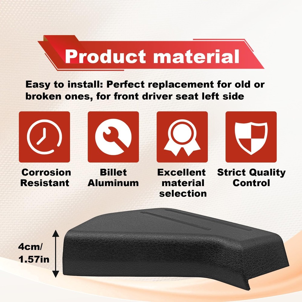 Pleoos Left Front Driver Seat Trim Cover Panel Compatible with 2009-2014...