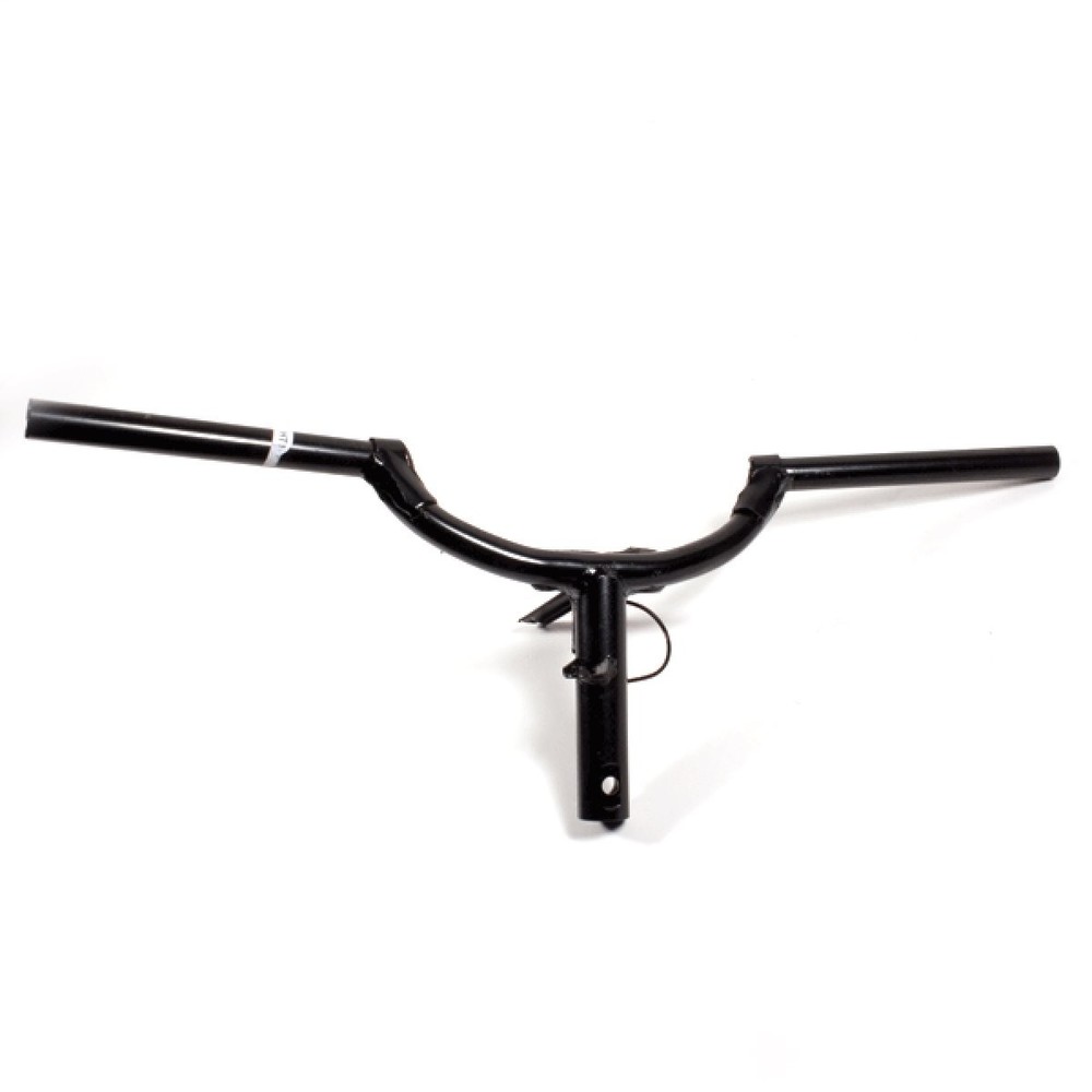 Front to Back Handlebar Bolt Fixing Black Steel Painted Easy Installation Unit