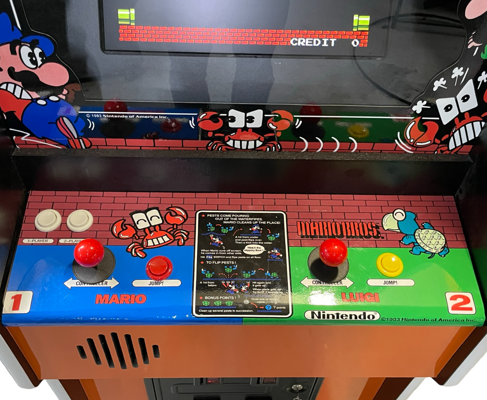 Mario Bros Full Size Arcade Machine Game