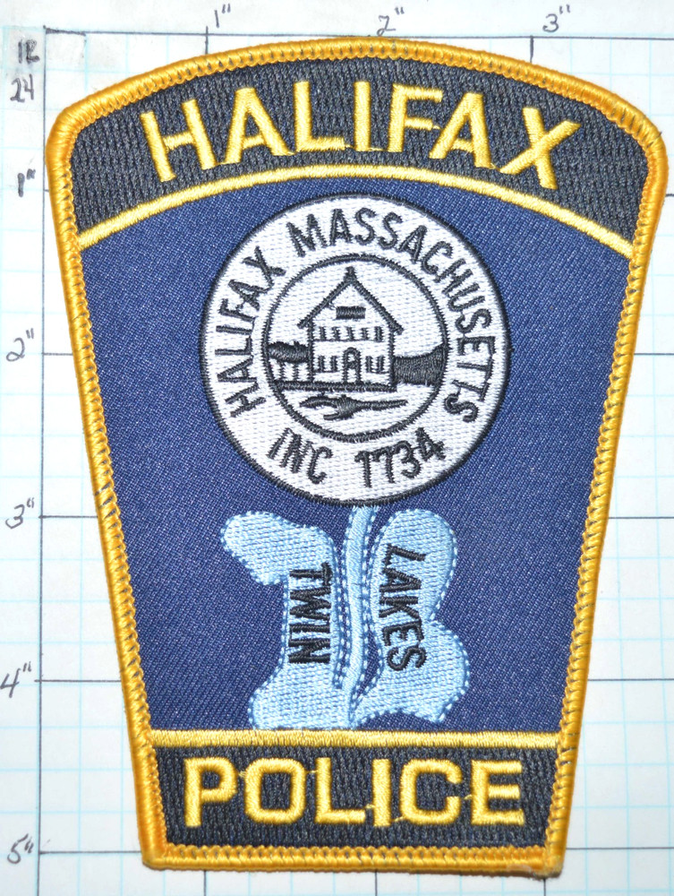MASSACHUSETTS, HALIFAX POLICE DEPT PATCH