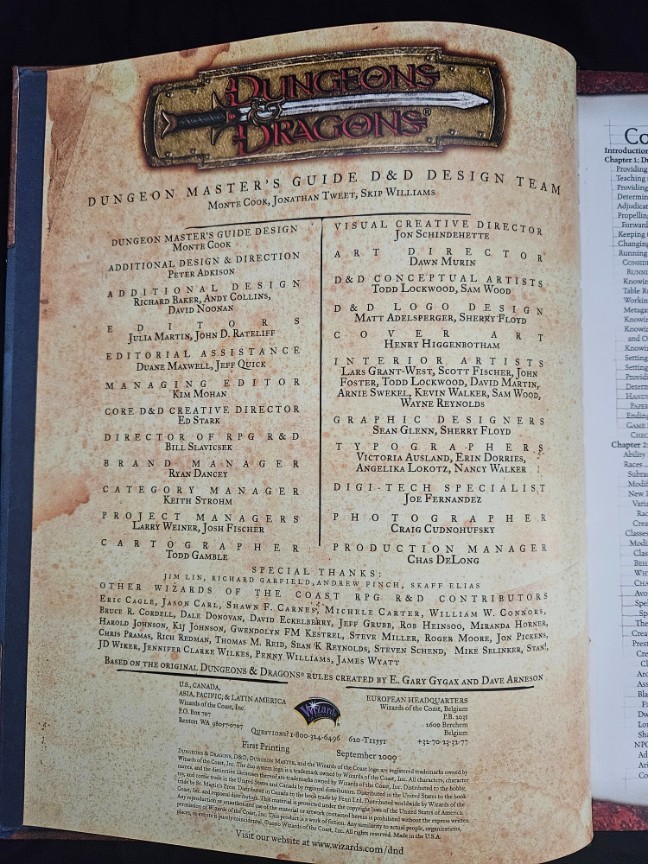 Dungeon Master's Guide, 3rd edition (core rulebook II, 3e, DND)